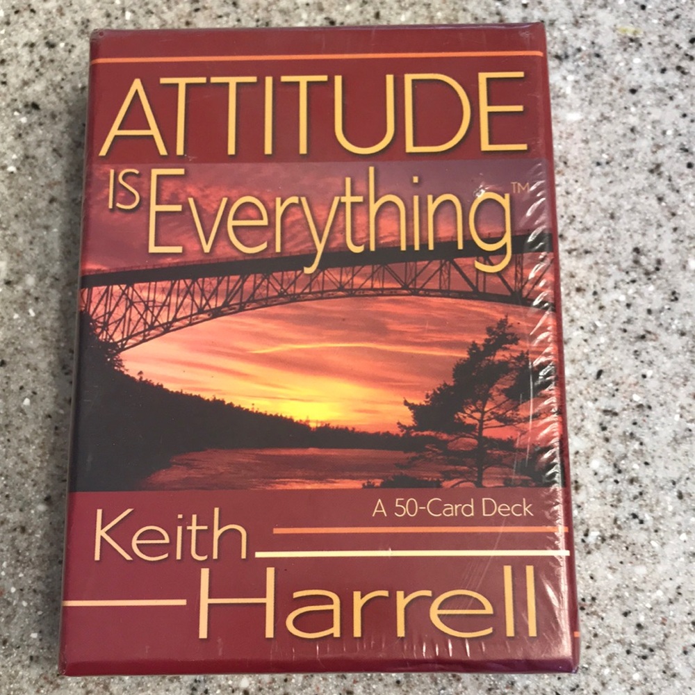Attitude Is Everything by Keith Harrell. 50 Card Deck